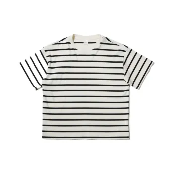 COUNTRY MOMENT T Shirt Unisex Black White Stripes