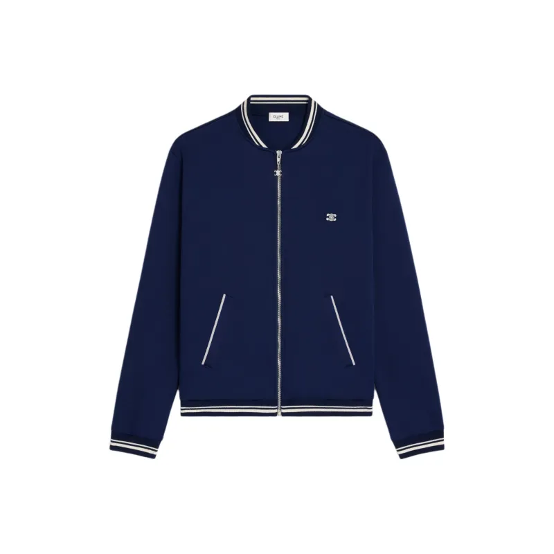 CELINE Triomphe Teddy Jacket In Double Face Jersey-0