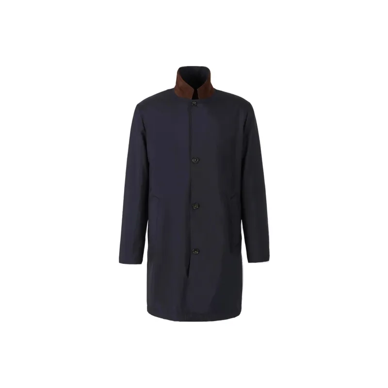 Loro Piana Contrasting Buttoned Coat-0