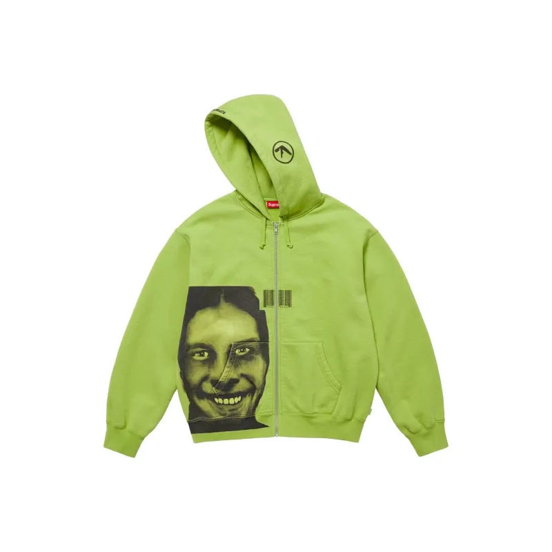 Supreme Aphex Twin Zip Up Hooded Sweatshirt-2