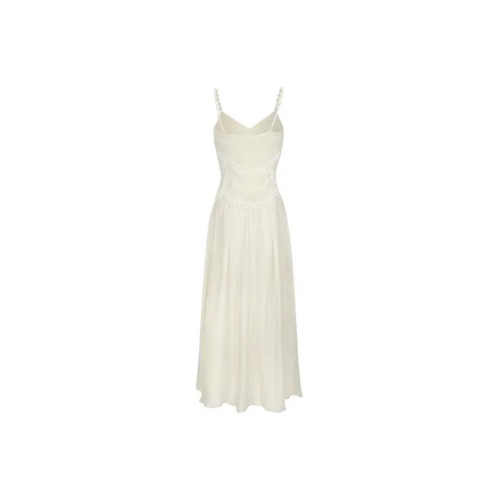 Udon House Slip Dress Women's White-1