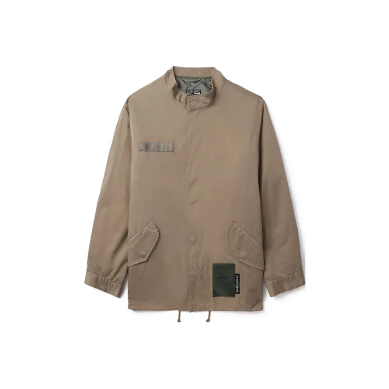 Izzue Logo patch Layered Cotton Jacket-0