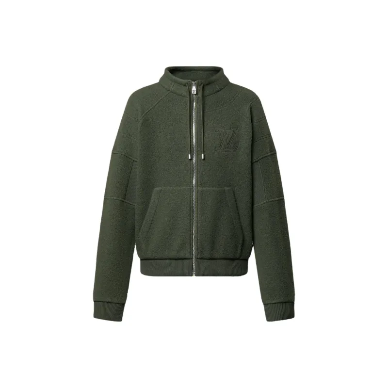 LOUIS VUITTON Quilted Textured Wool Blouson-0