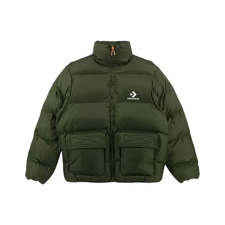 Converse Puffer Jacket Men's Army Green-0