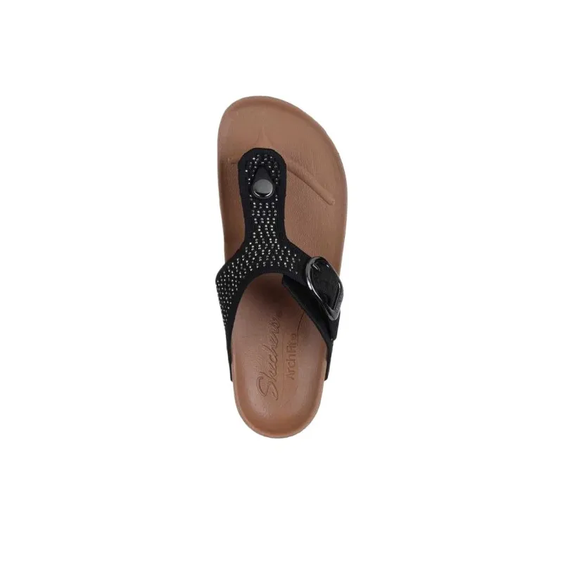 Skechers ARCH FIT GRANOLA Flip Flops Women's Black-3