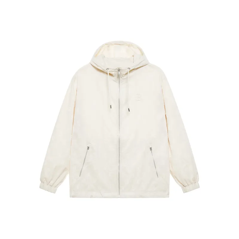 MLB MONOGRAM Collection Boston Red Sox 24FW Windproof Jacket Unisex Cream-0