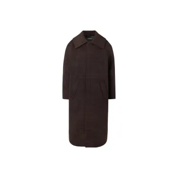 Balenciaga Coats Unisex Brown