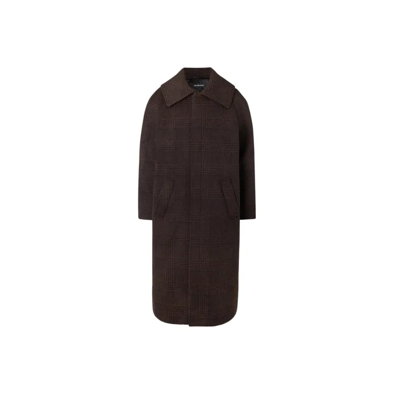 Balenciaga Coats Unisex Brown-0