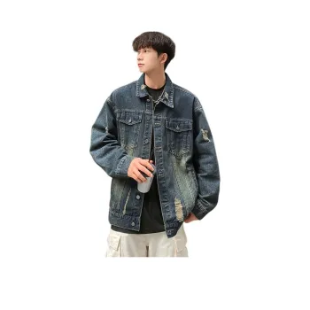 NEAR HERE Denim Jackets Unisex