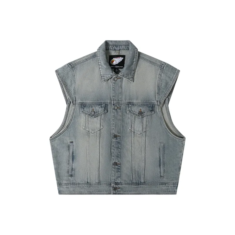 JEFF HAMILTON Vests Unisex Blue-0
