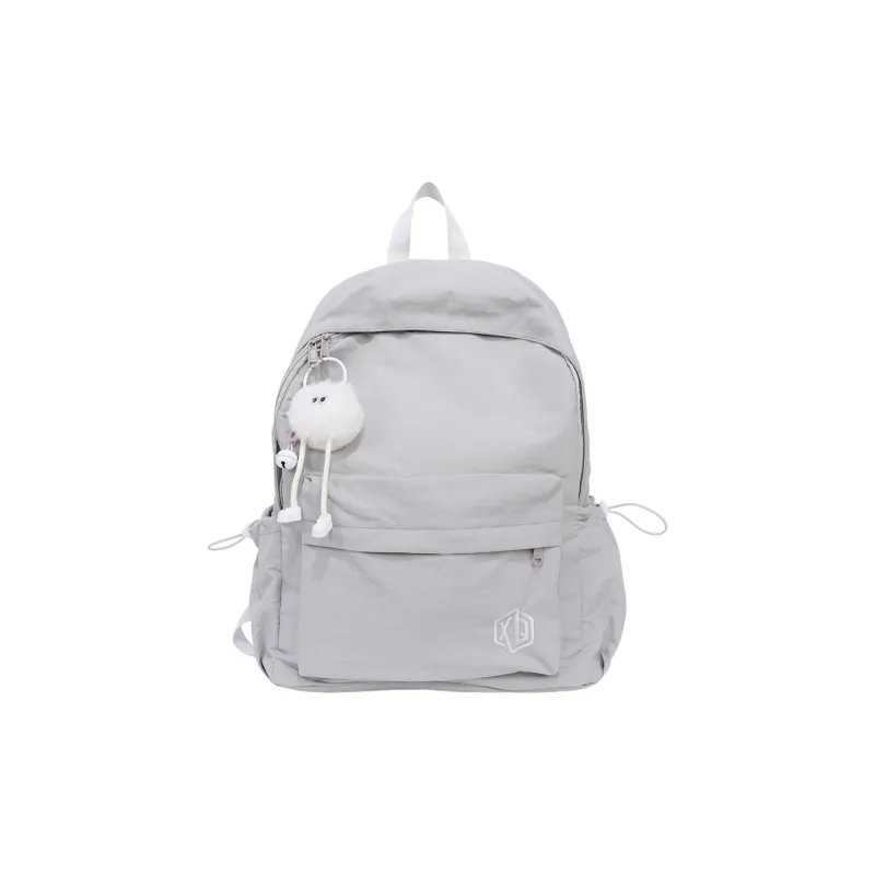 BRABOSTON Nylon Backpack Tubas Unisex Brown/Gray/Blue/Pink/White/Black-4