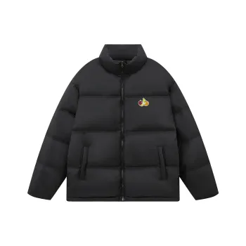 CONKLAB Solid Color Stand Collar Without Hood Loose Fit Down Jacket Unisex
