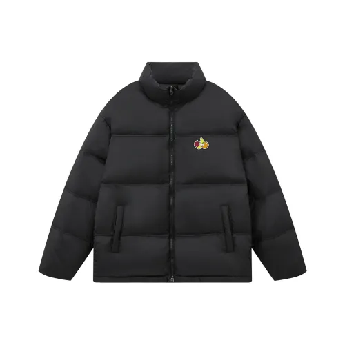 CONKLAB Solid Color Stand Collar Without Hood Loose Fit Down Jacket Unisex