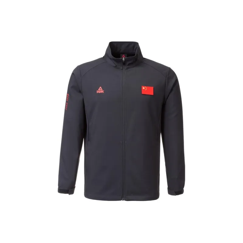 PEAK Comprehensive Sports Series Jackets Men Black-0