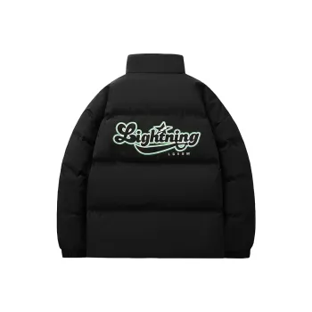 Lightning X Storm Retro Preppy Unisex Quilted Jacket