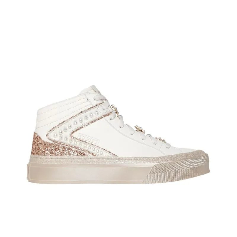 Skechers Selene Mid Top Skateboard Shoes Women's Natural Gold-1