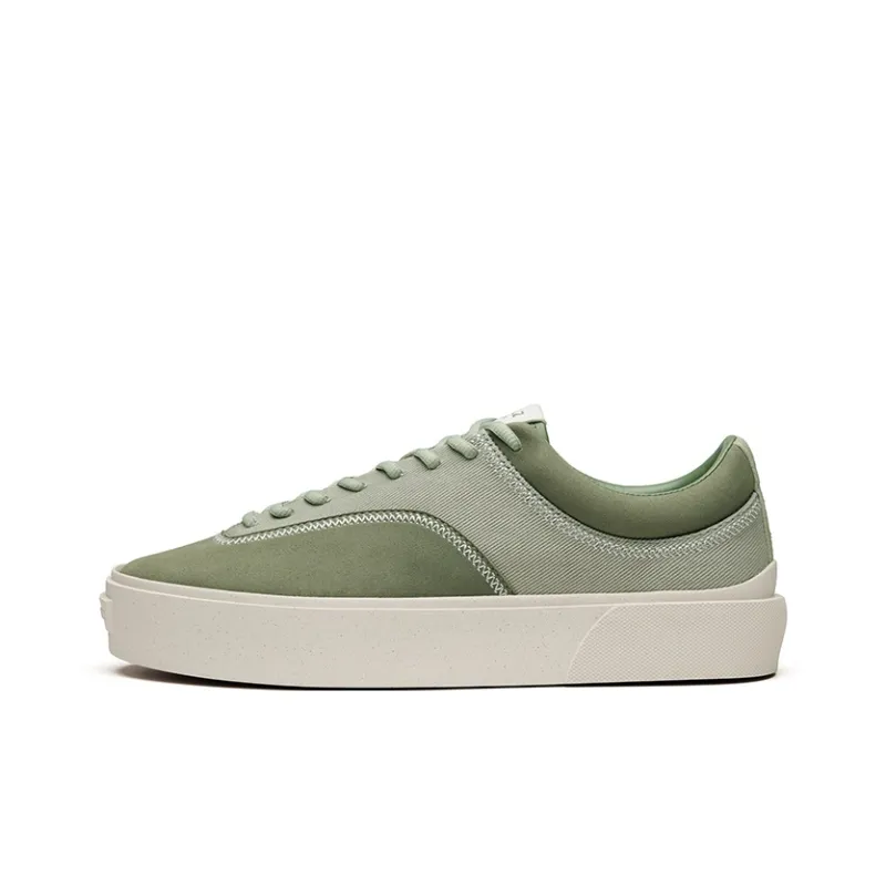 EQLZ EQUALIZER Fault 22 Slip Resistant, Abrasion Resistant, Breathable Low Top Skateboard Shoes Unisex Bamboo Green-0