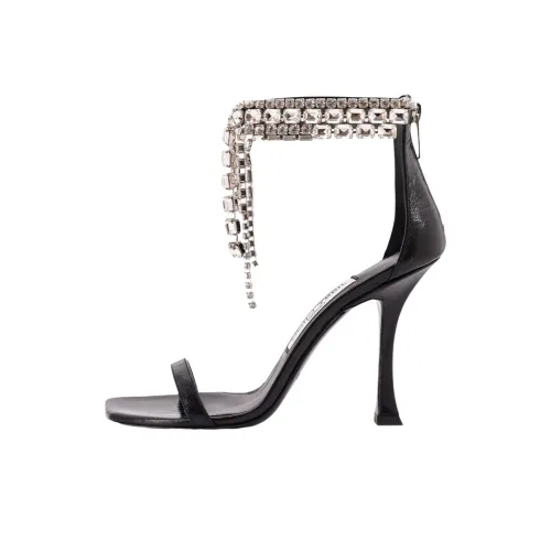 Jimmy Choo Verity One Strap Sandals 10cm Women's Black