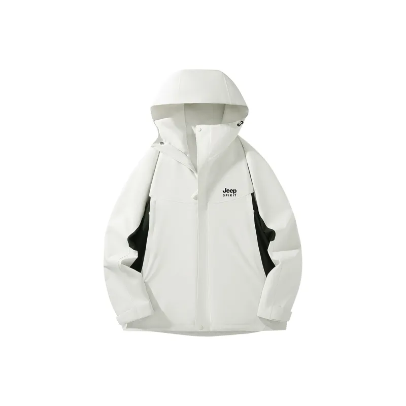 JEEP SPIRIT Outdoor Hiking Waterproof, Thermal, Water Repellent, Rainproof Windbreaker Jacket Unisex-0