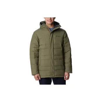 Columbia Saltzman Saltzman Down Parka Jackets Coats Men's Stone Color Green