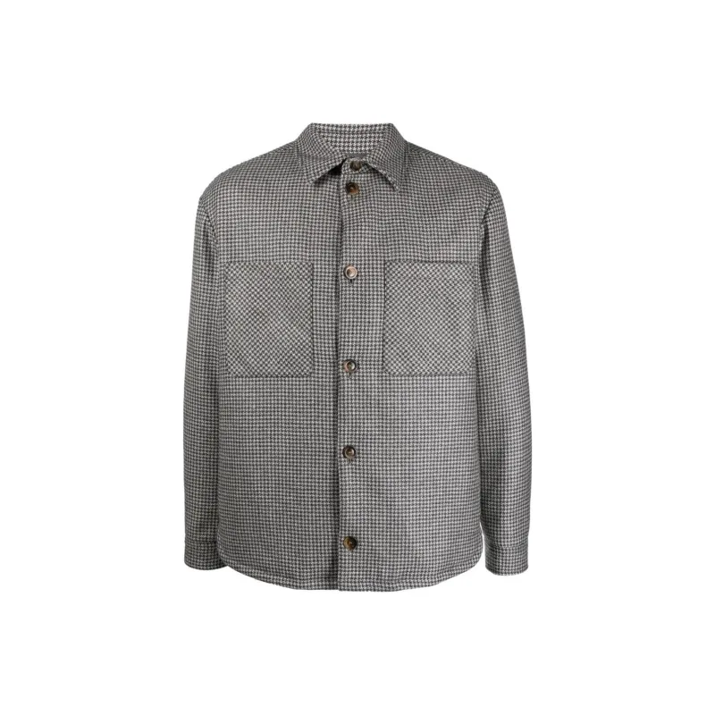 Canali Tweed Shirt Jacket-0
