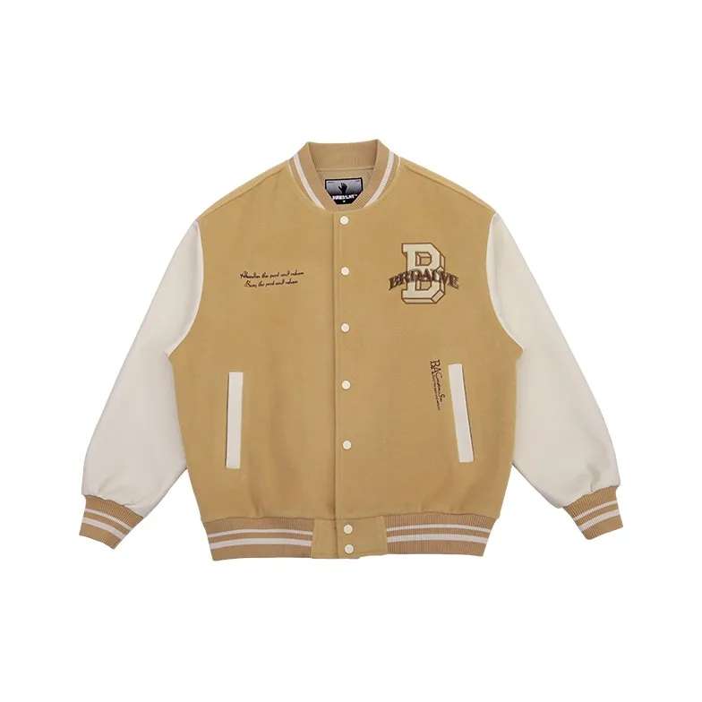BURIEDALIVE Baseball Jerseys Unisex Light Camel-0