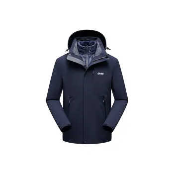 Jeep Warm Water Resistant Windproof Windbreaker Jacket Unisex