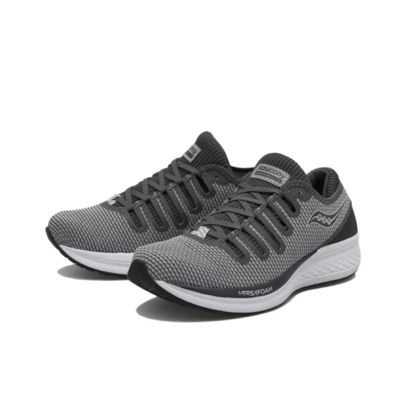 Saucony VERSAFOAM Anti Slip Wear Resistant Low Top Running Shoes Women's Gray-1