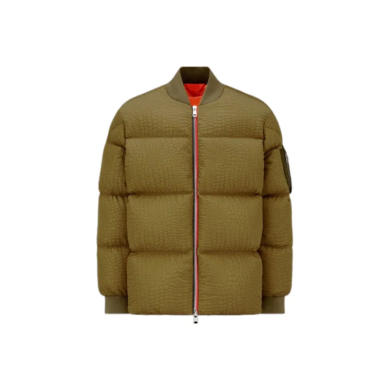 Moncler Down Jackets Men Olive Green-0