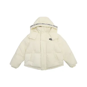 Nerdy Down Jackets Unisex Milk White