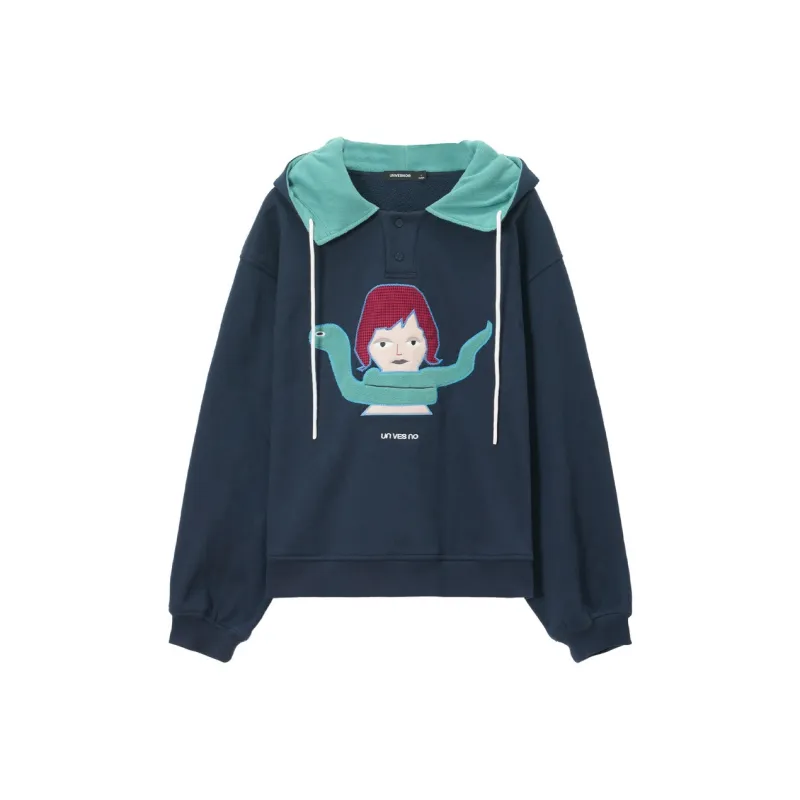 UNVESNO Sweatshirts Unisex Twilight Blue-0