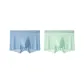 2 Pack[Light Gray Blue+Light Green]