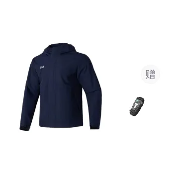 Under Armour Jackets Coats Men's Blue With Free Survival Wristbands