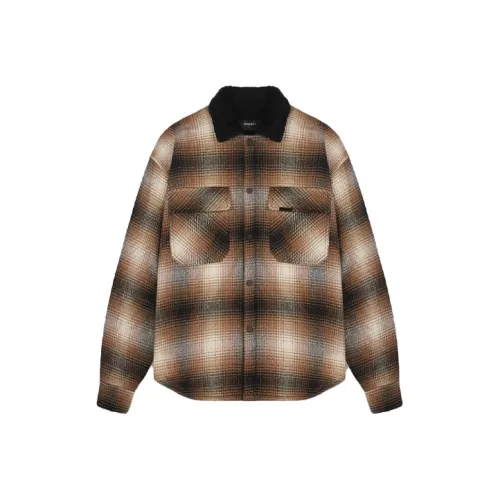 REPRESENT Velvet Jackets Men Brown