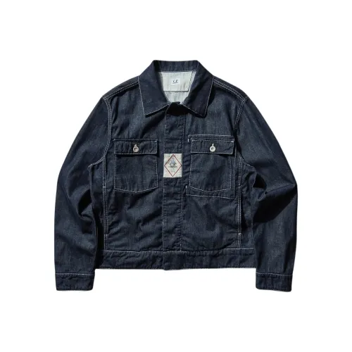 C.P.Company Denim Jacket Men's Dark Blue