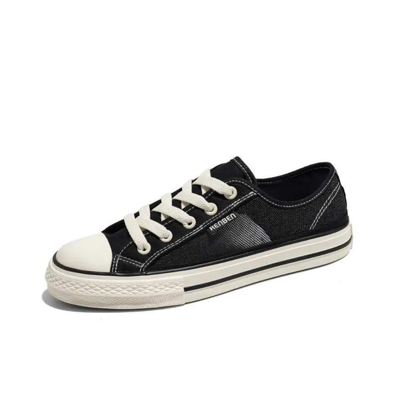 RENBEN Breathable And Lightweight Low Top Canvas Shoes Women's-6