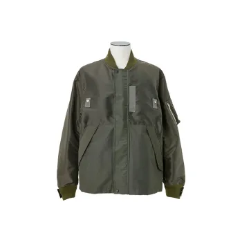 Sacai SS25 Jackets Men Khaki