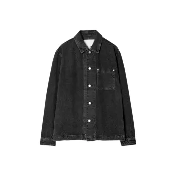 COS Denim Jackets Men Black