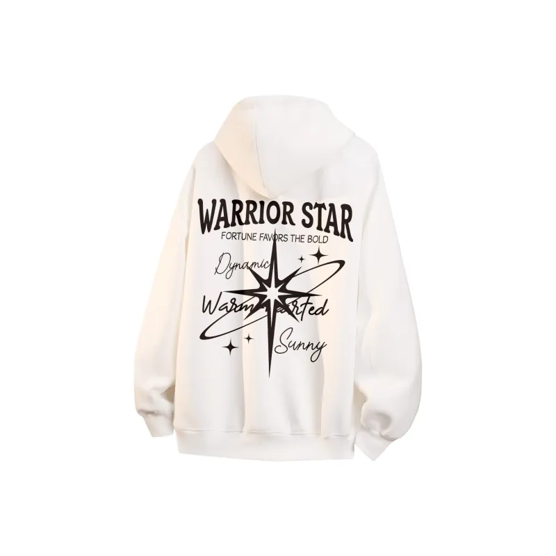Warrior Sweatshirt Unisex White-0