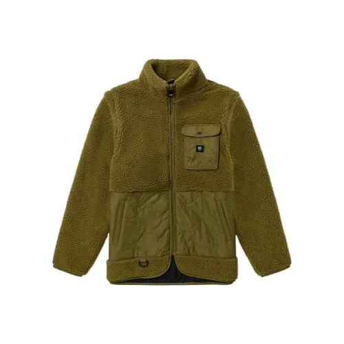 Vans Velvet Jackets Men Green Umber