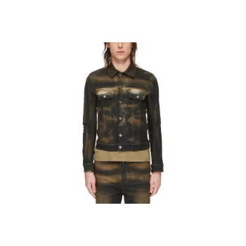 Rick Owens DRKSHDW Bleached denim Shirt Jacket
