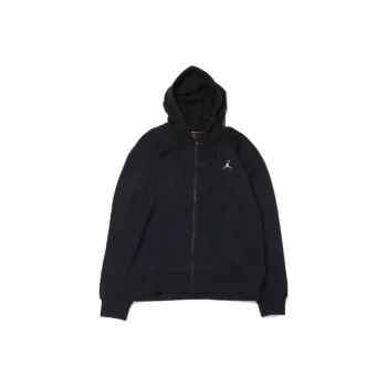 Jordan Full Zip Fleece Hoodie Black