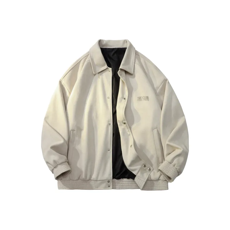 Tre Club Velvet feel Coat Unisex Greige-0