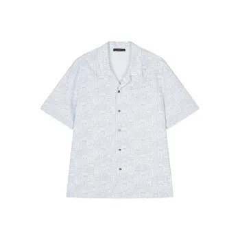 CROQUIS Black Thread Shirt Men's Blue