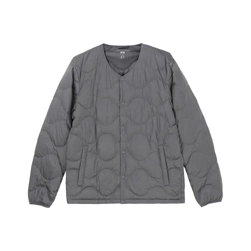 UNIQLO Down Jacket Men's Mist Gray-0