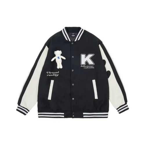KILLWINNER Loose Fit Baseball Jacket Unisex