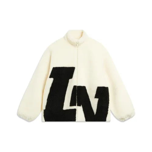 LiNing Sports Fashion Collection Puffer Jacket Unisex Papyrus White