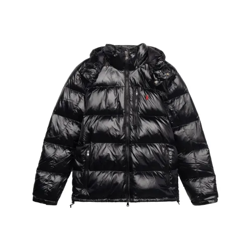 Polo Ralph Lauren Men Pony embroidered Hooded Puffer Jacket