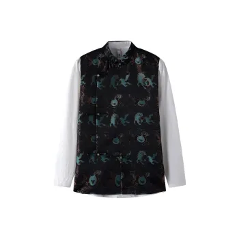 XUANSHENG Vests Men Black