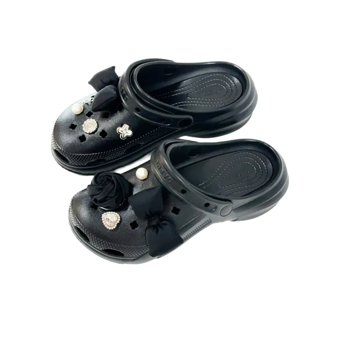 DAPHNE Perforated Door Collection Clogs Women's-2